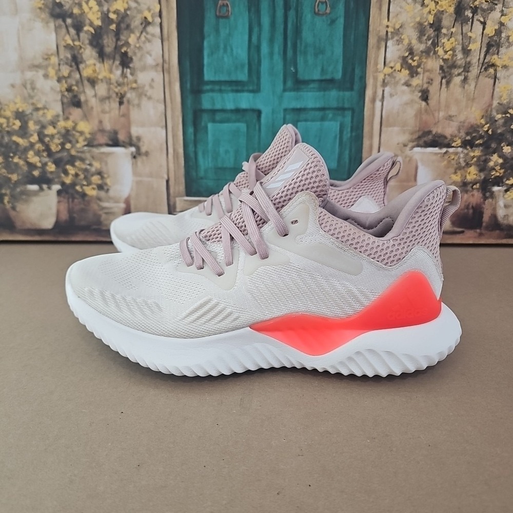 Adidas Alphabounce Beyond 2 Ecru Tint Pale Nude Chalk White CQ1486 Men 6.5 Shoes